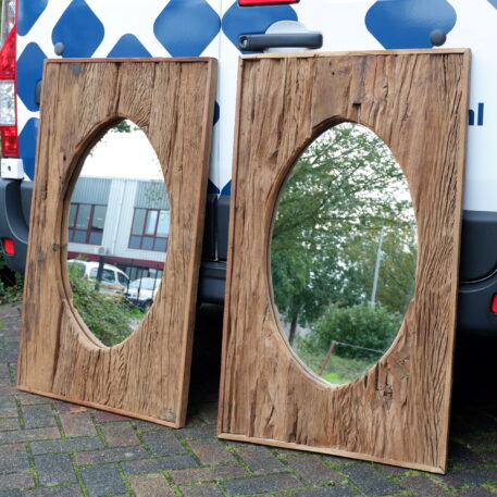 Spiegel Old wood 110 cm x 65 cm - Afbeelding 8