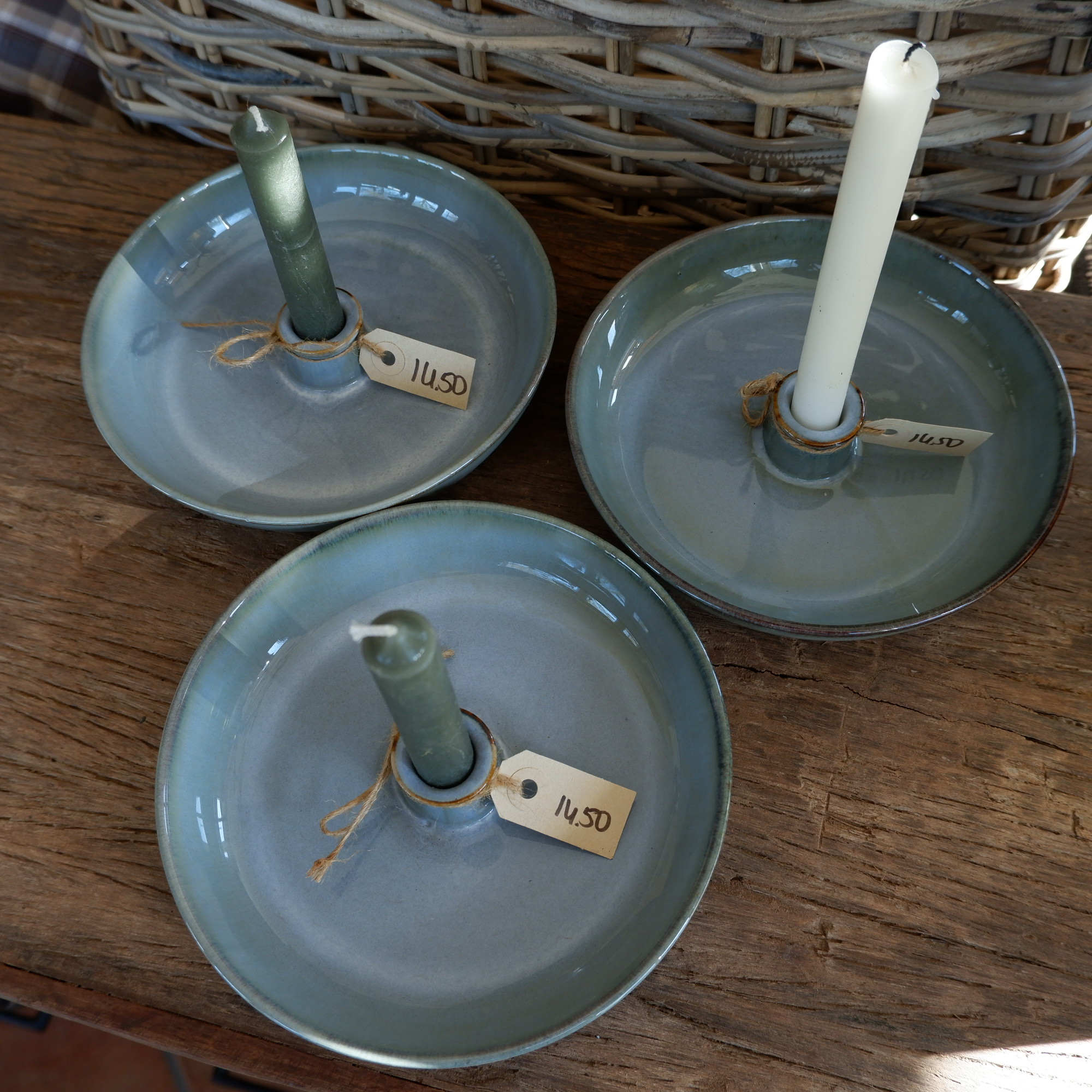 Blaker kandelaar voor dinerkaars zeeblauw - Afbeelding 14