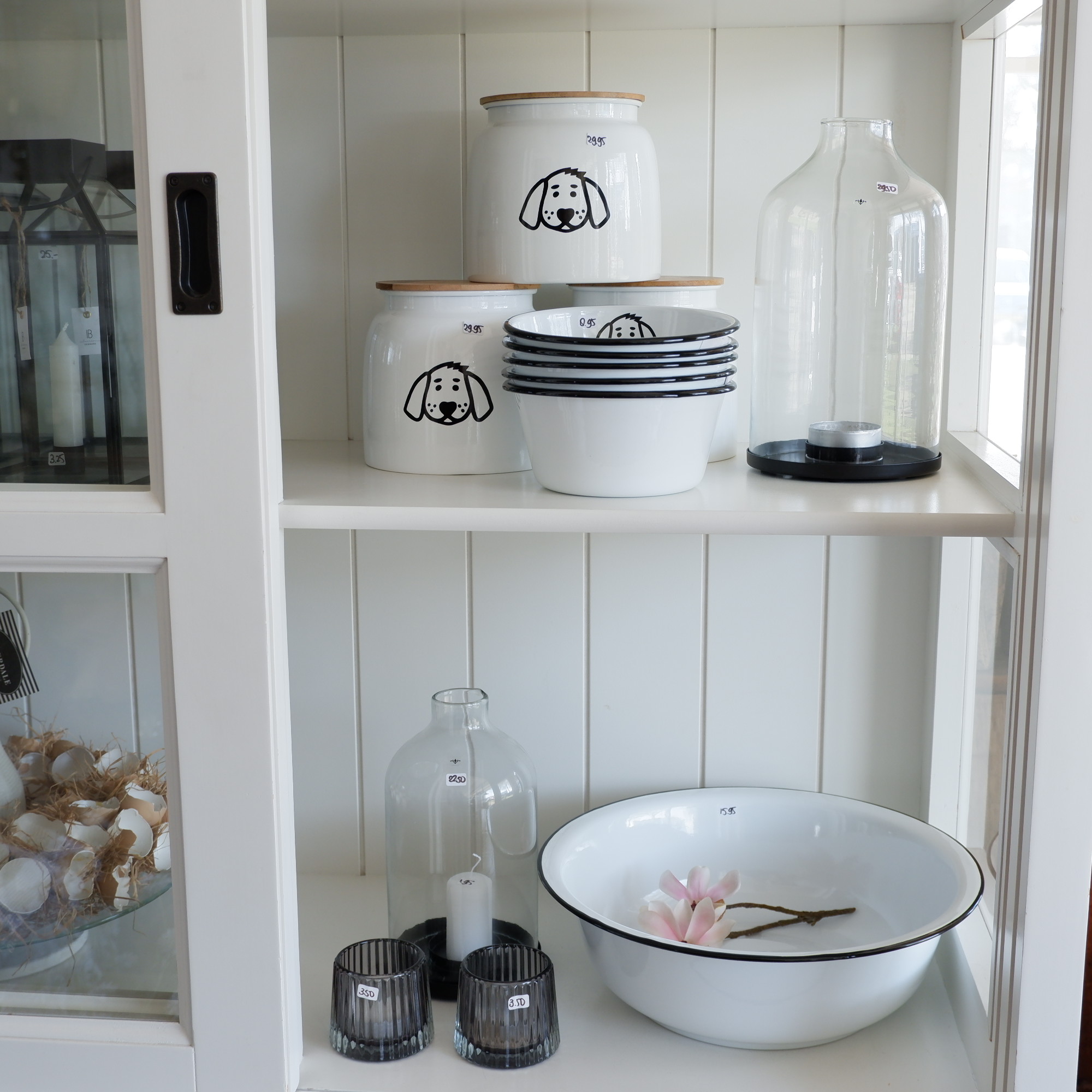 Glazen stolp Helen met open top incl. schotel - Afbeelding 6