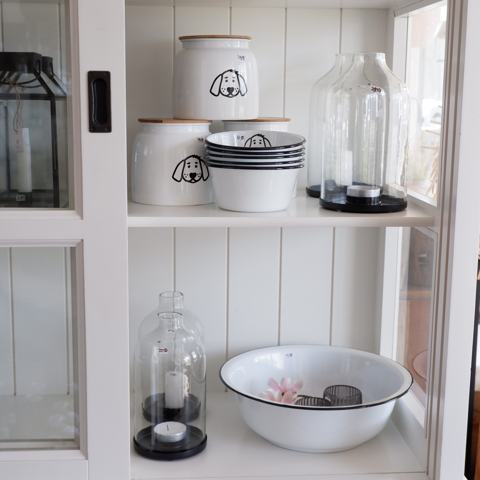 Glazen stolp Helen met open top incl. schotel - Afbeelding 7