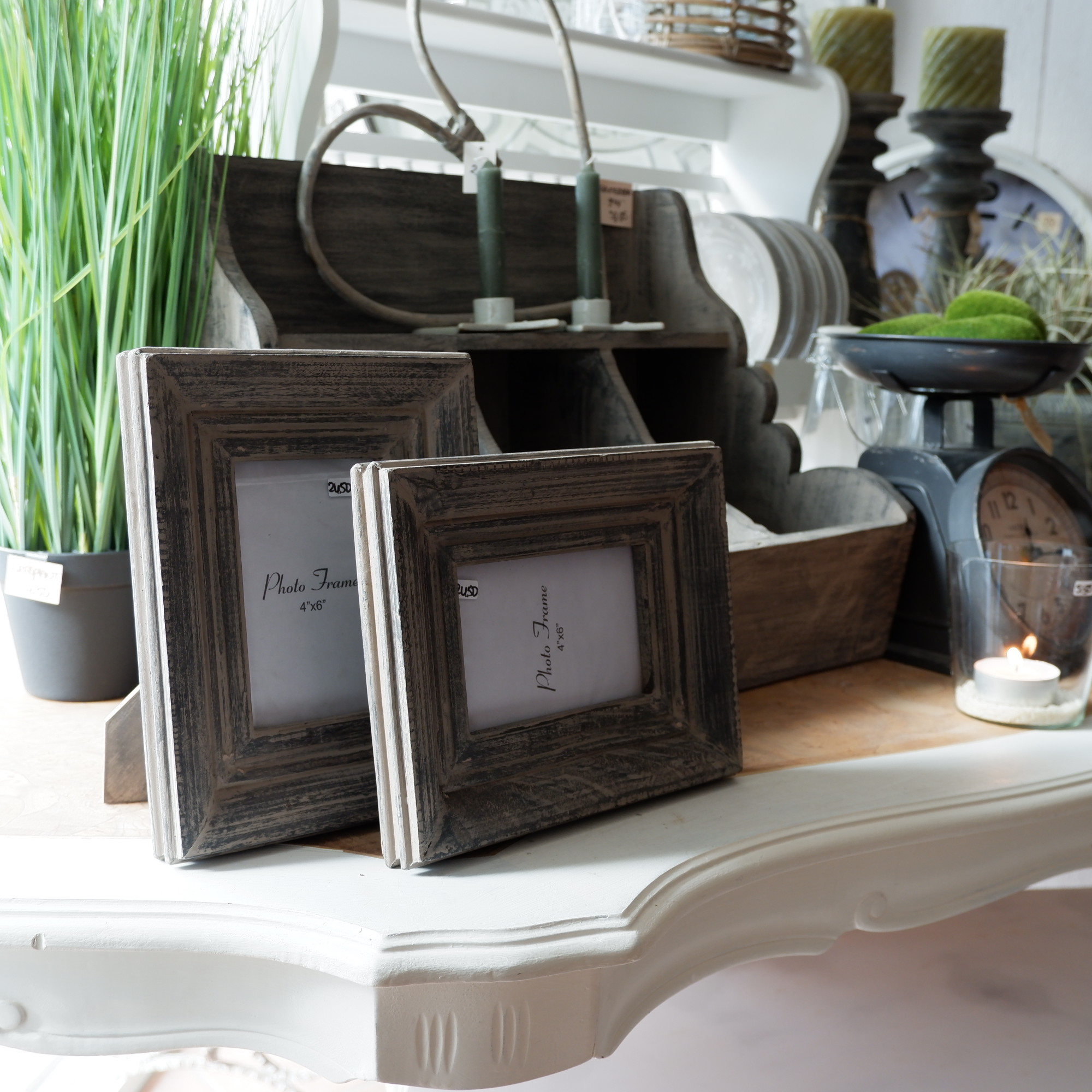 Fotolijst ash grey 26x20 cm voor foto 10x15 cm - Afbeelding 2