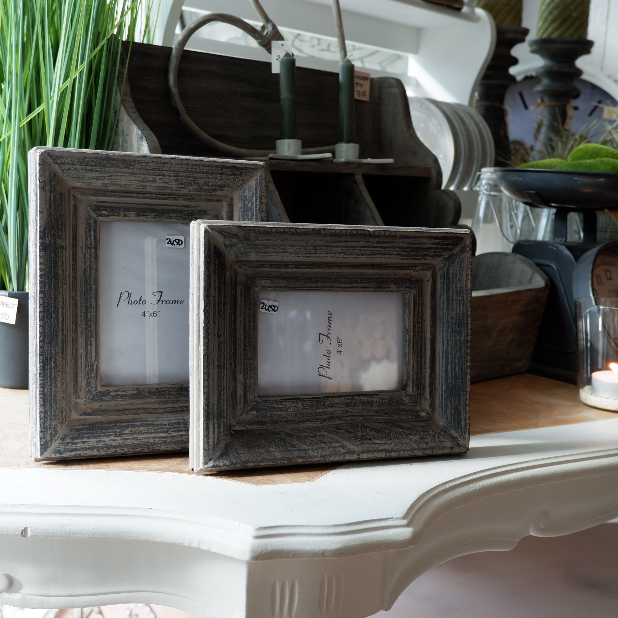 Fotolijst ash grey 26x20 cm voor foto 10x15 cm - Afbeelding 5