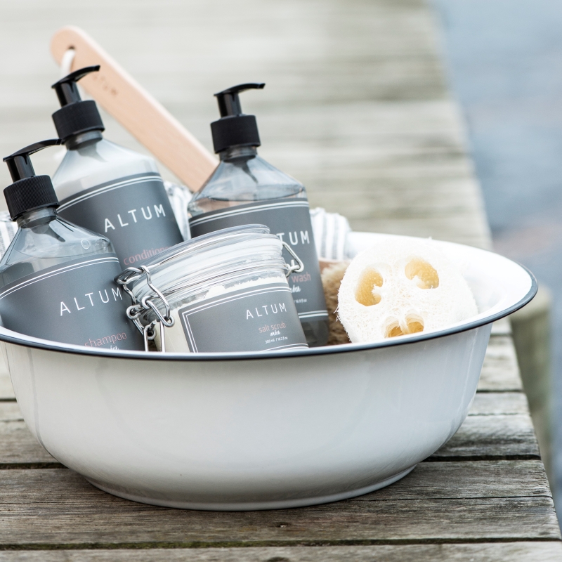 Emaille witte schaal XL - Afbeelding 4