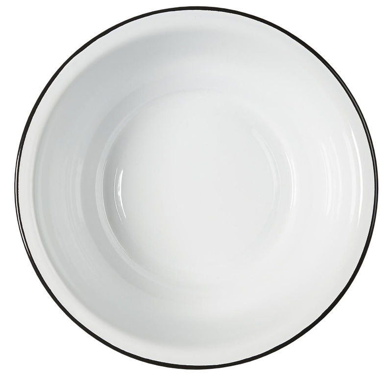 Emaille witte schaal XL - Afbeelding 11