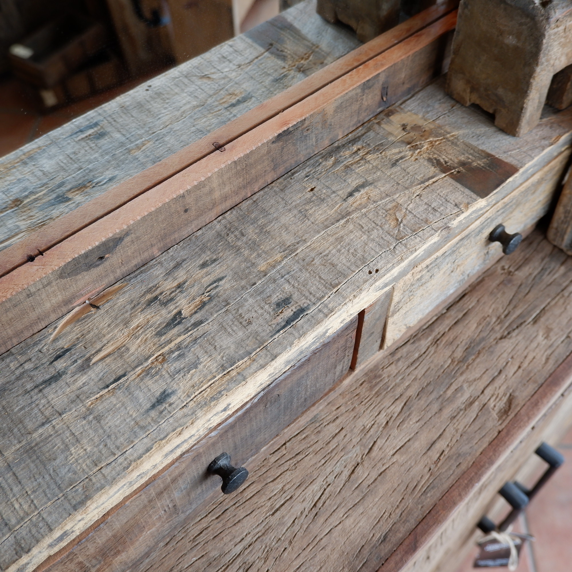 Spiegel Truckwood 2 lades - Afbeelding 4