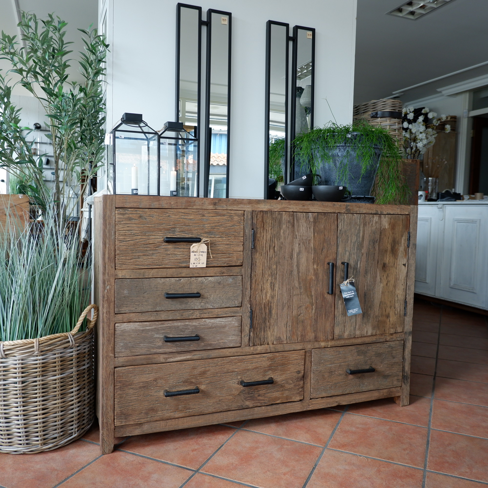 Badkamermeubel-dressoir Madrid 5 lades 2 deuren - Afbeelding 2