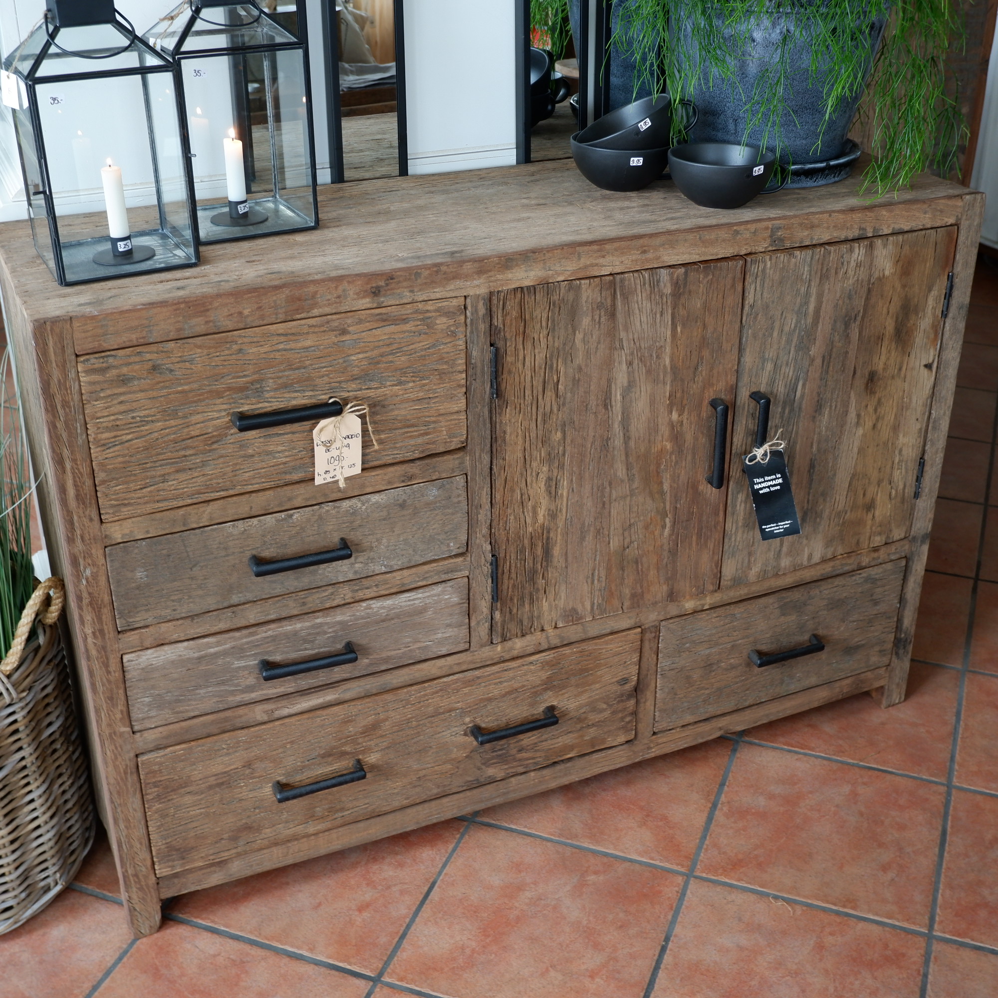 Badkamermeubel-dressoir Madrid 5 lades 2 deuren - Afbeelding 3