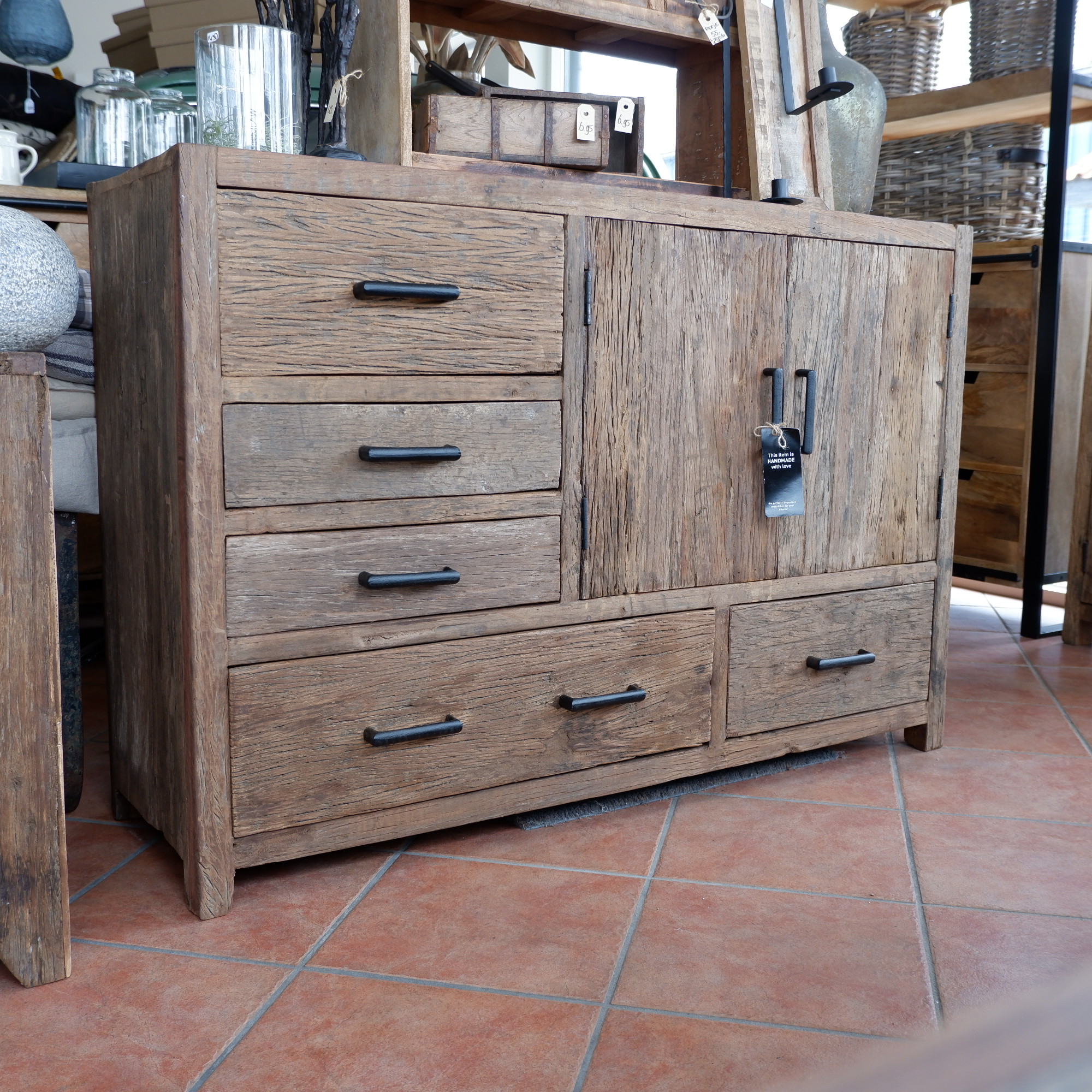 Badkamermeubel-dressoir Madrid 5 lades 2 deuren - Afbeelding 6