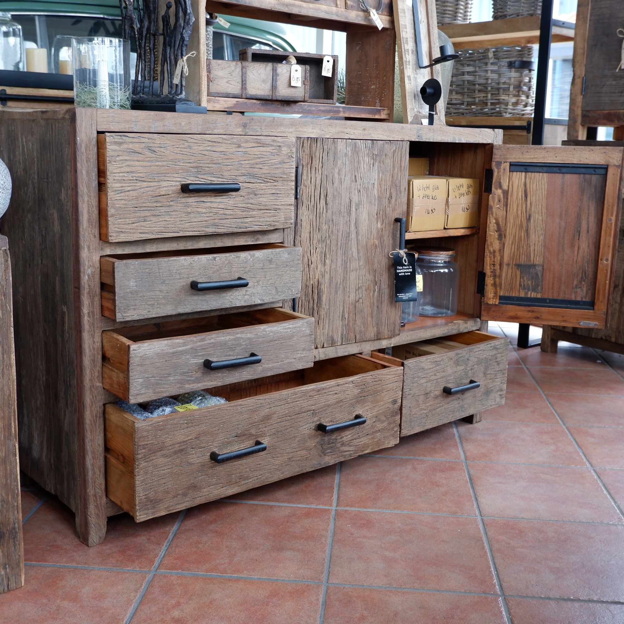 Badkamermeubel-dressoir Madrid 5 lades 2 deuren - Afbeelding 7