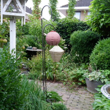 herdersstaf tuinhaak 150 en 170 cm hoog enkel grijs zwart staal affari of sweden bodil lantern holder black grey