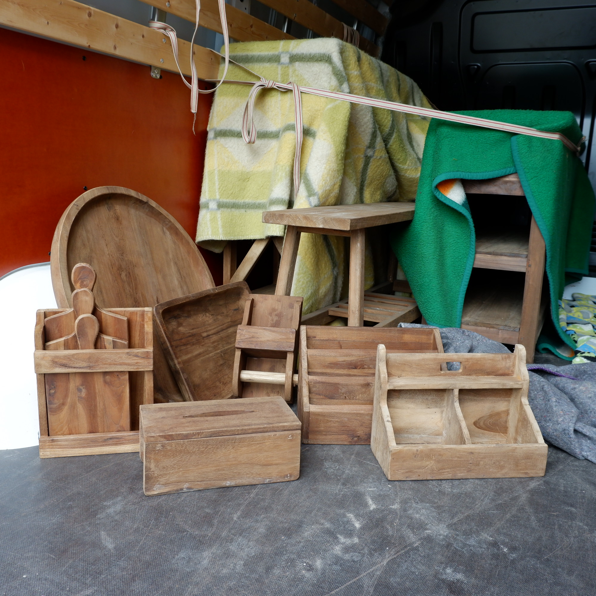 Toiletrolhouder oud teak UITVERKOCHT - Afbeelding 12