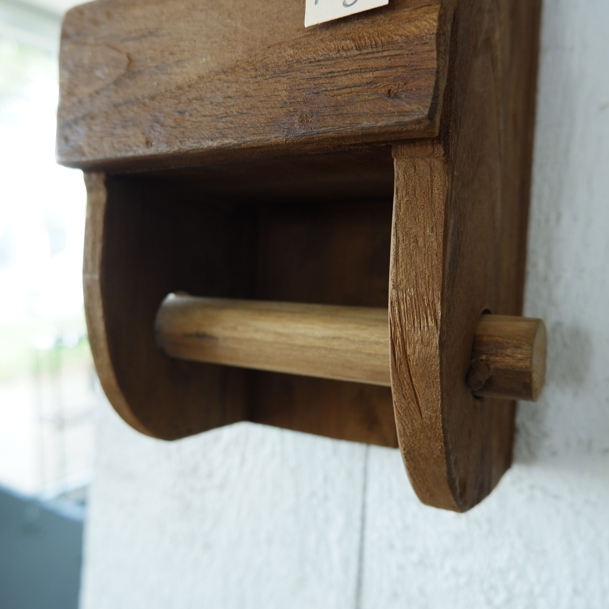 Toiletrolhouder oud teak - Afbeelding 9