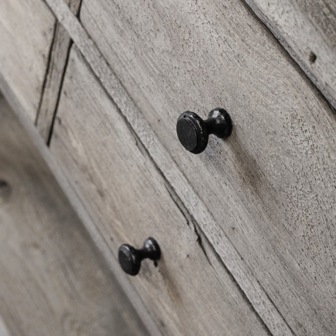 Haltafel Pacha 4 lades en onderplank vergrijsd teak - Afbeelding 20