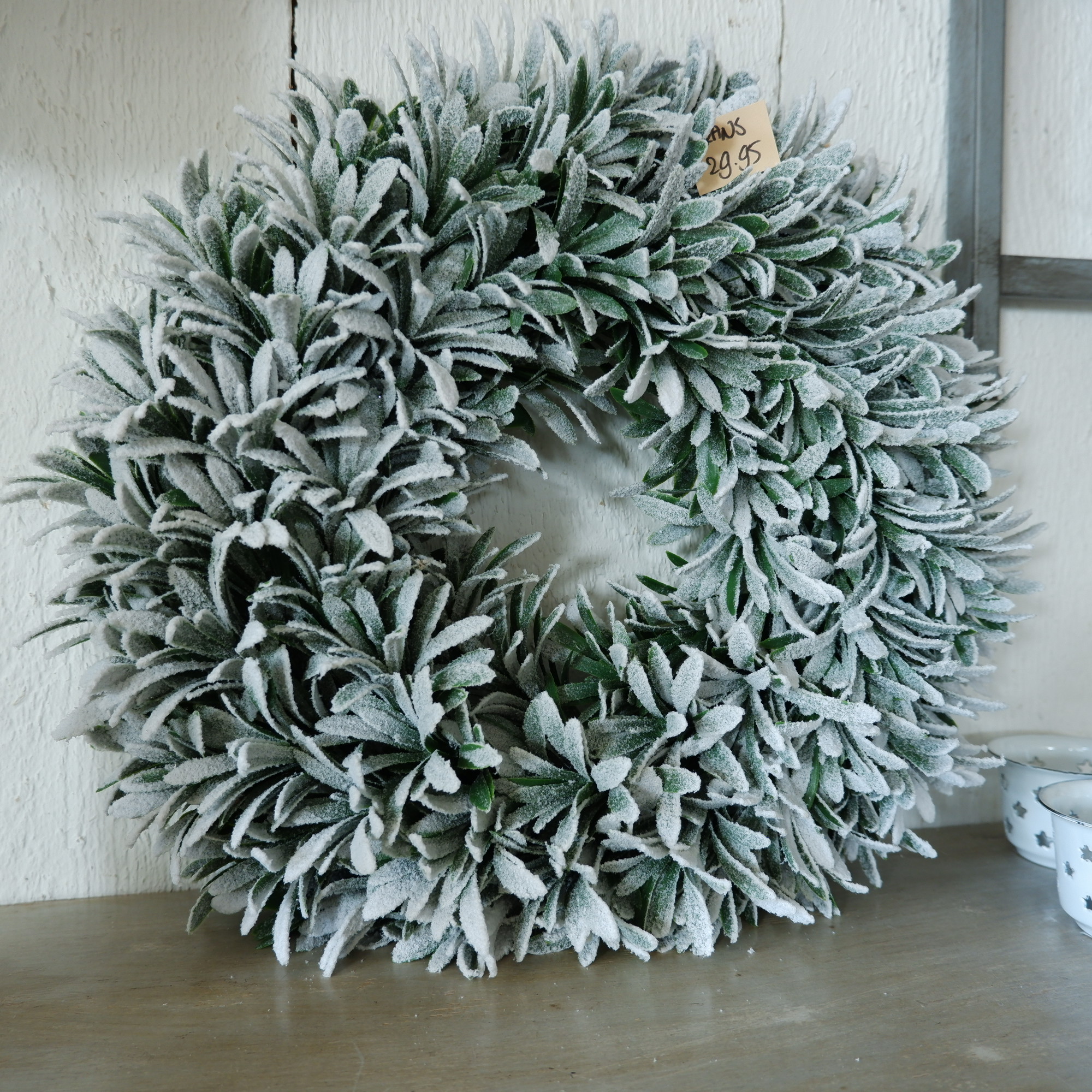 Besneeuwde krans Ø45 cm - Afbeelding 4