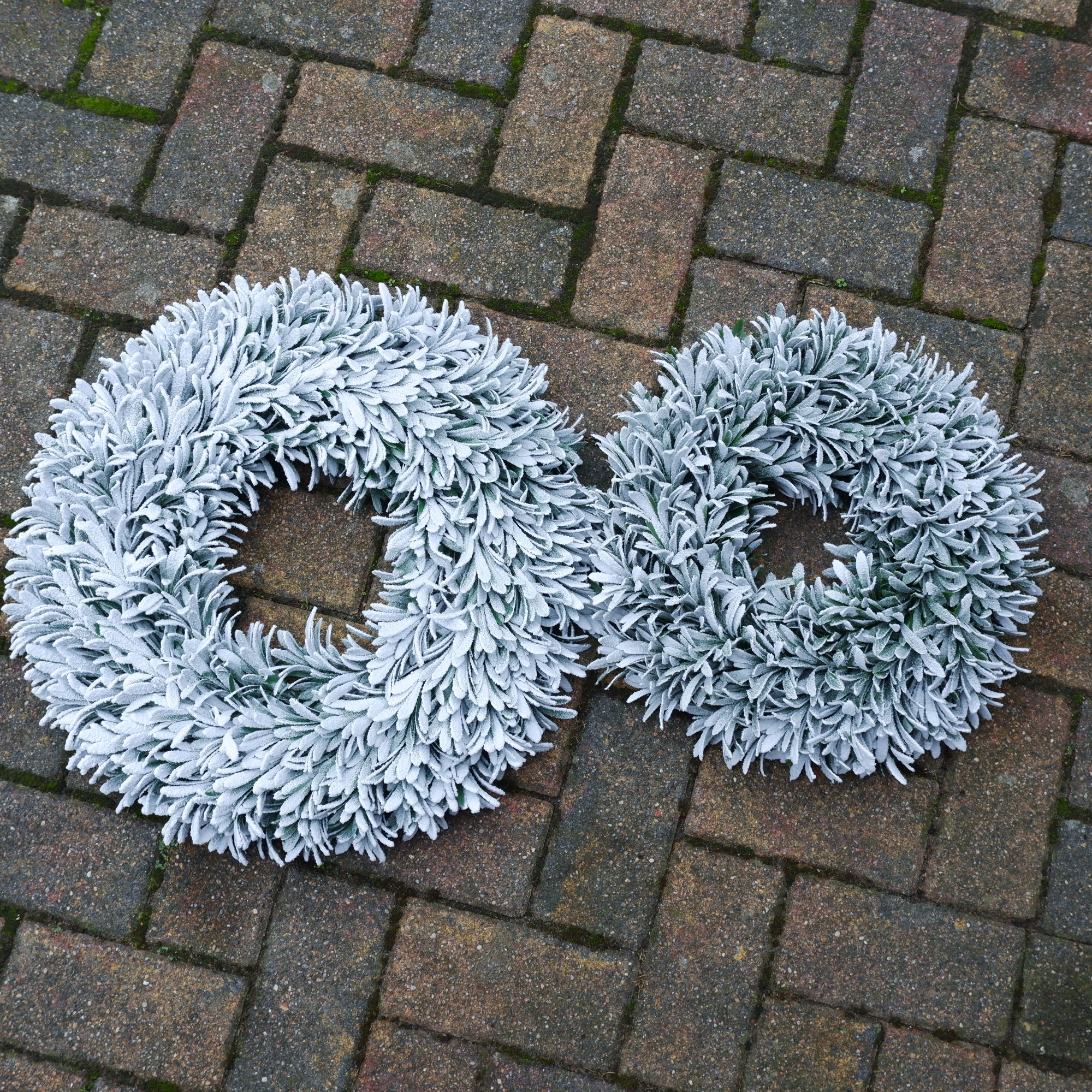 Besneeuwde krans Ø45 cm - Afbeelding 11