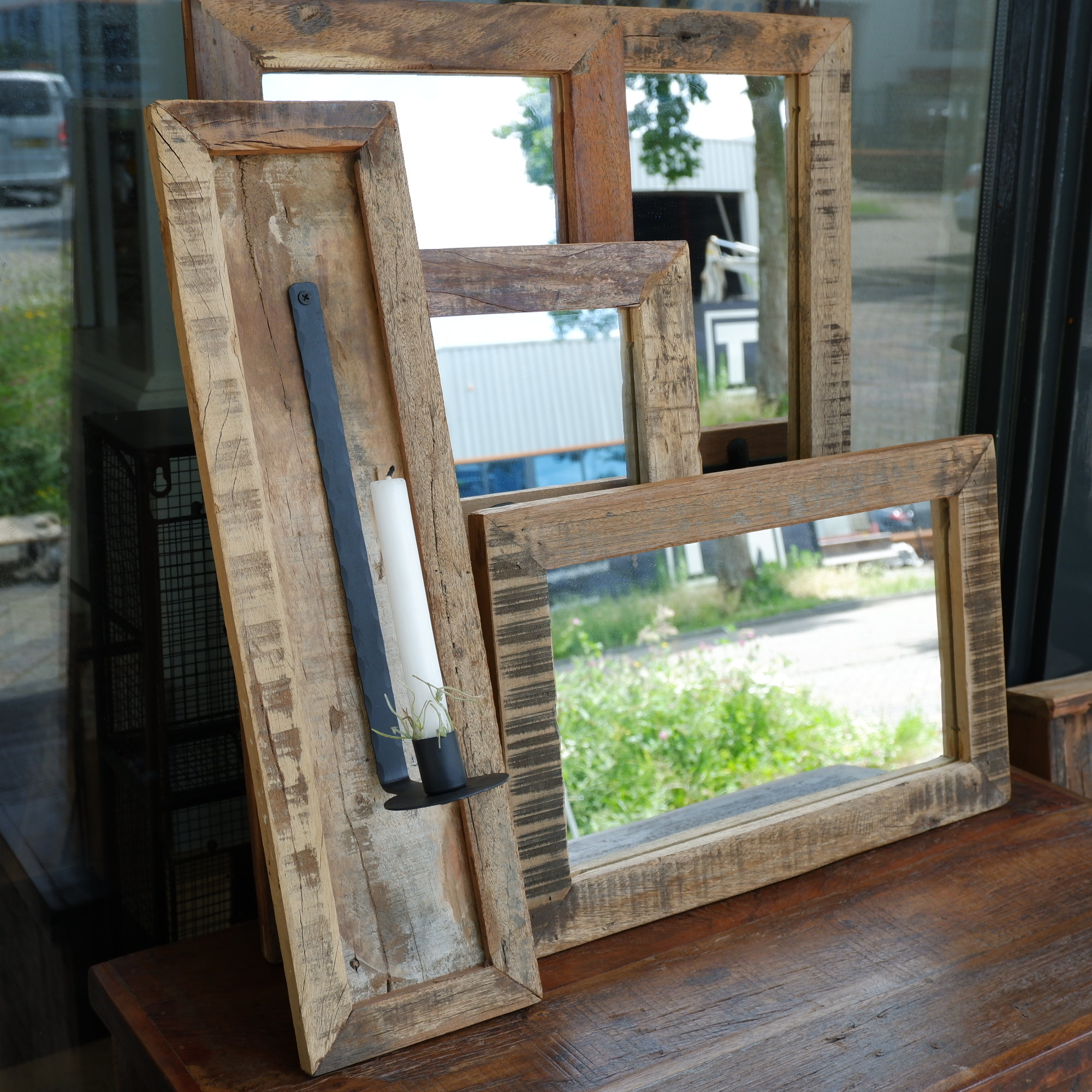 Spiegel Truckwood 45 x 29 cm - Afbeelding 2